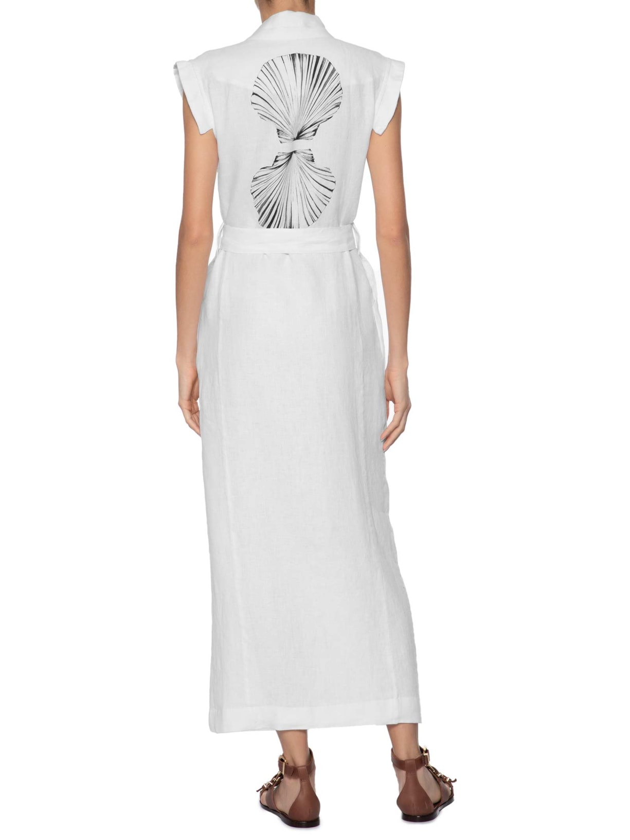 Vestido Transpasse Concha Duo Off White Osklen