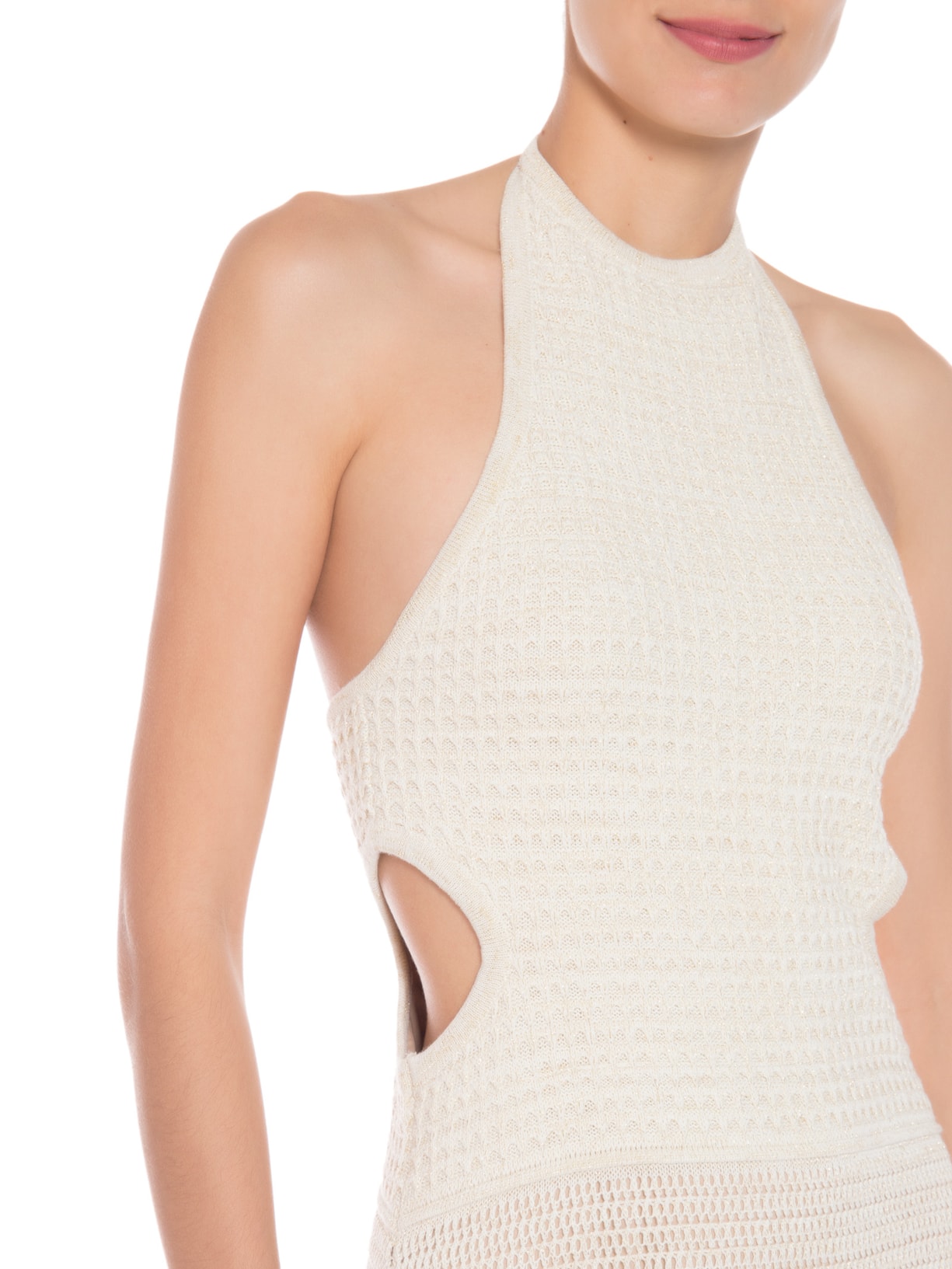 Vestido Tricô Nati Bege Oasis