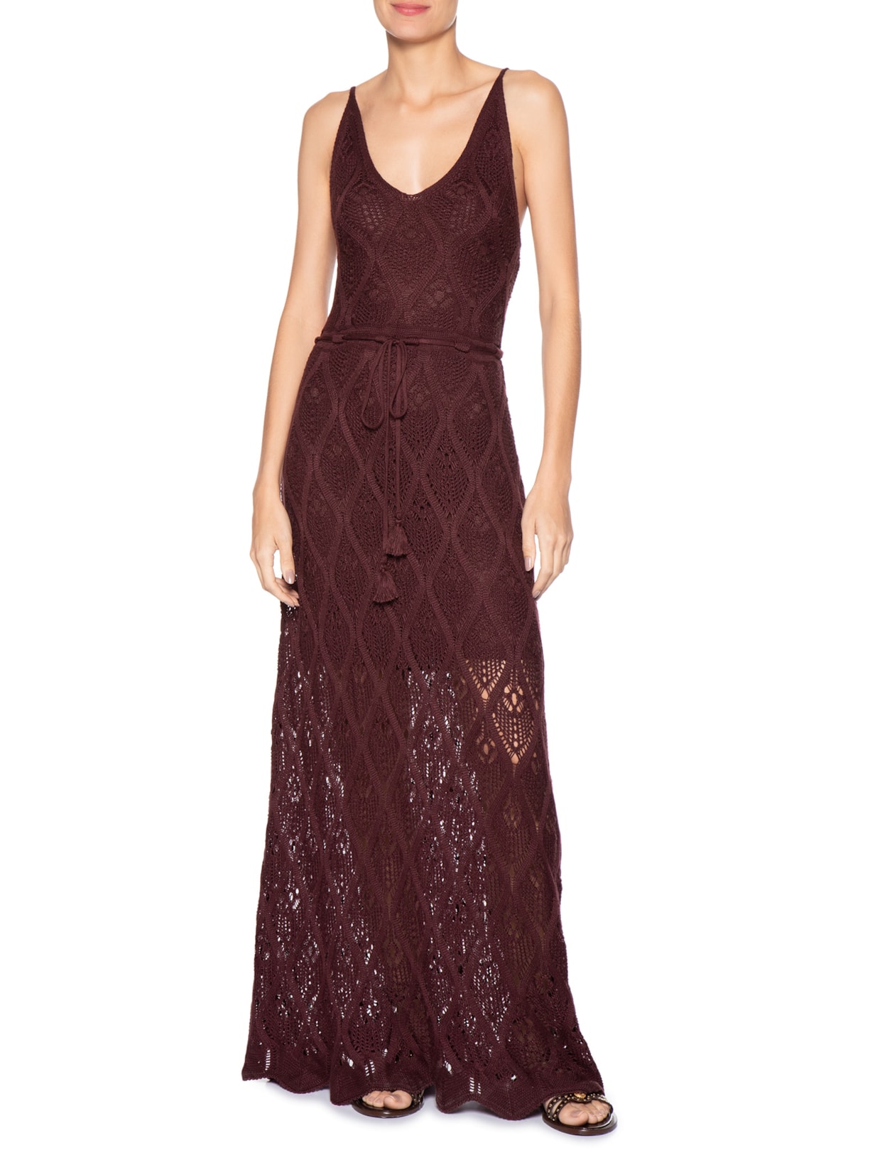 Vestido Tricot Amarração Vermelho Dress To