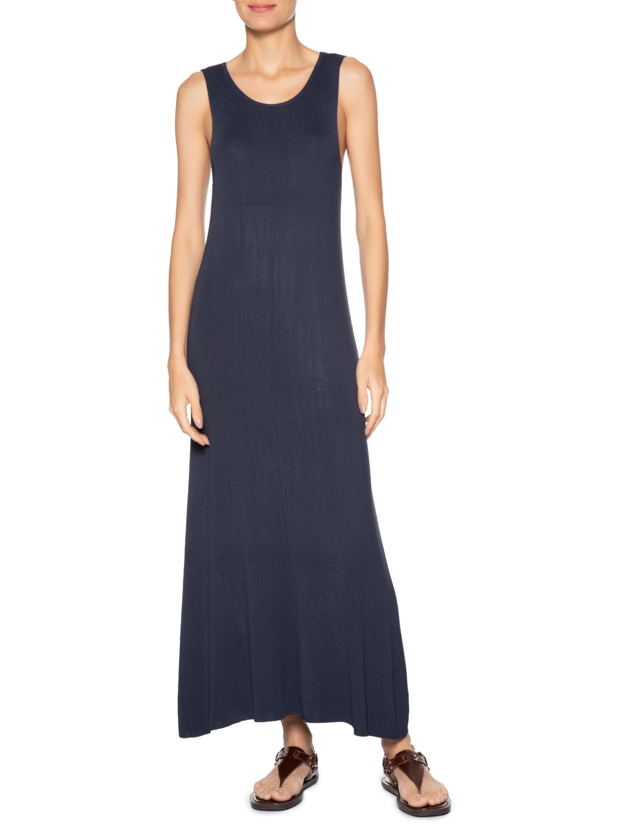 Vestido Tricot Comfy Azul Basiq