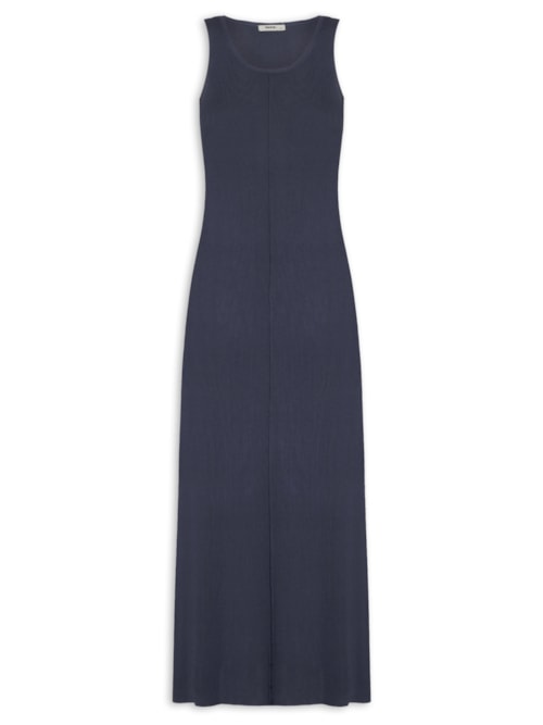 Vestido Tricot Comfy - Azul