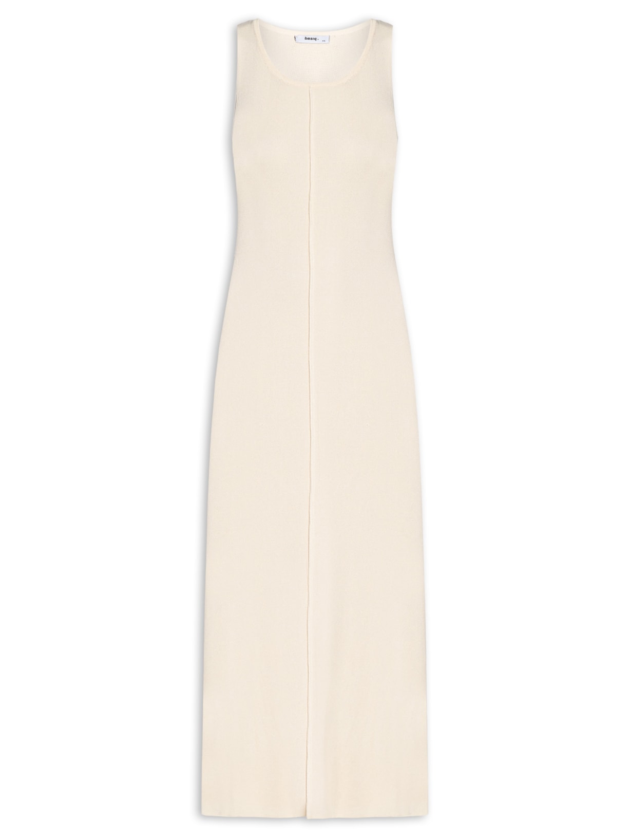 Vestido Tricot Comfy Bege Basiq