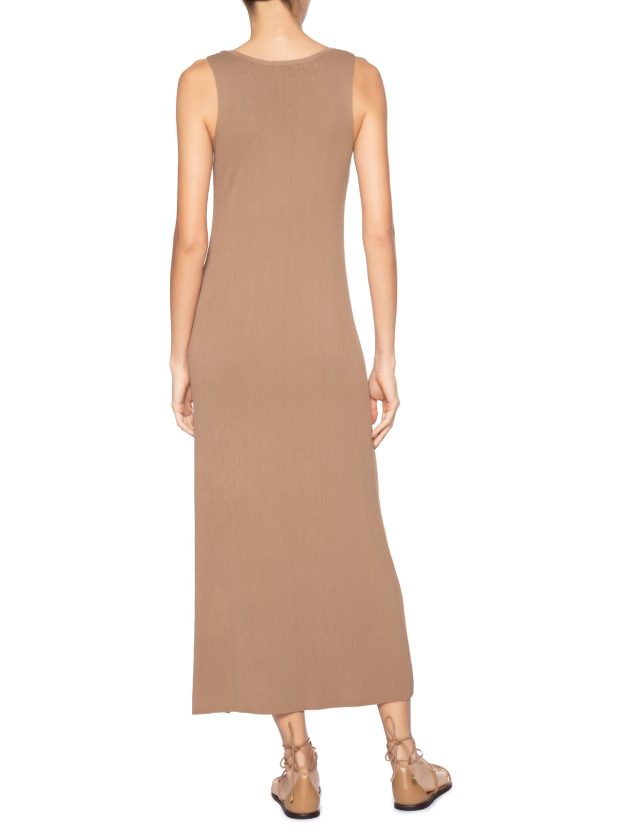 Vestido Tricot Comfy Marrom Basiq