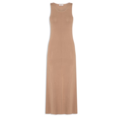 Vestido Tricot Comfy - Marrom