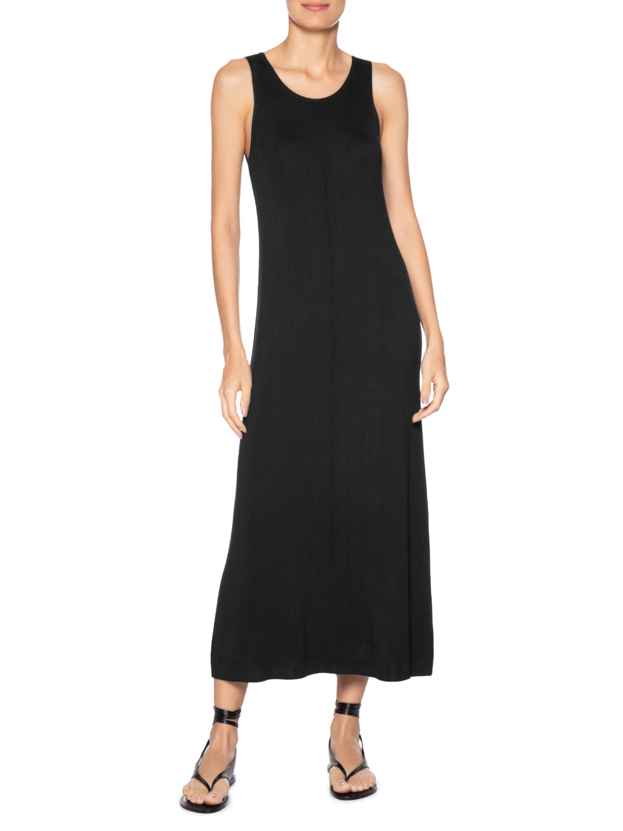 Vestido Tricot Comfy Preto Basiq