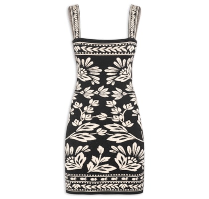 Vestido Tricot Curto Daniela - Preto