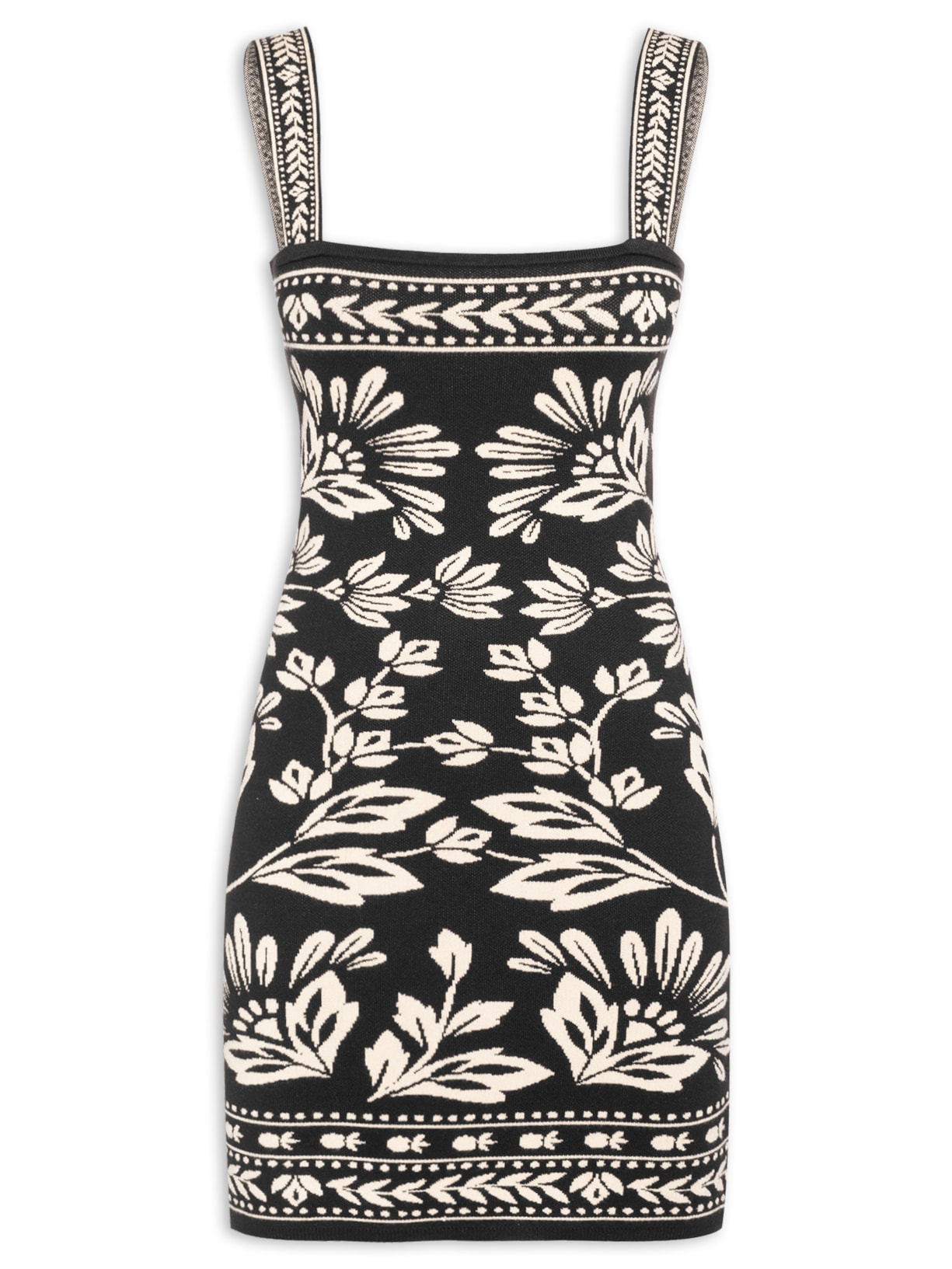 Vestido Tricot Curto Daniela - Preto