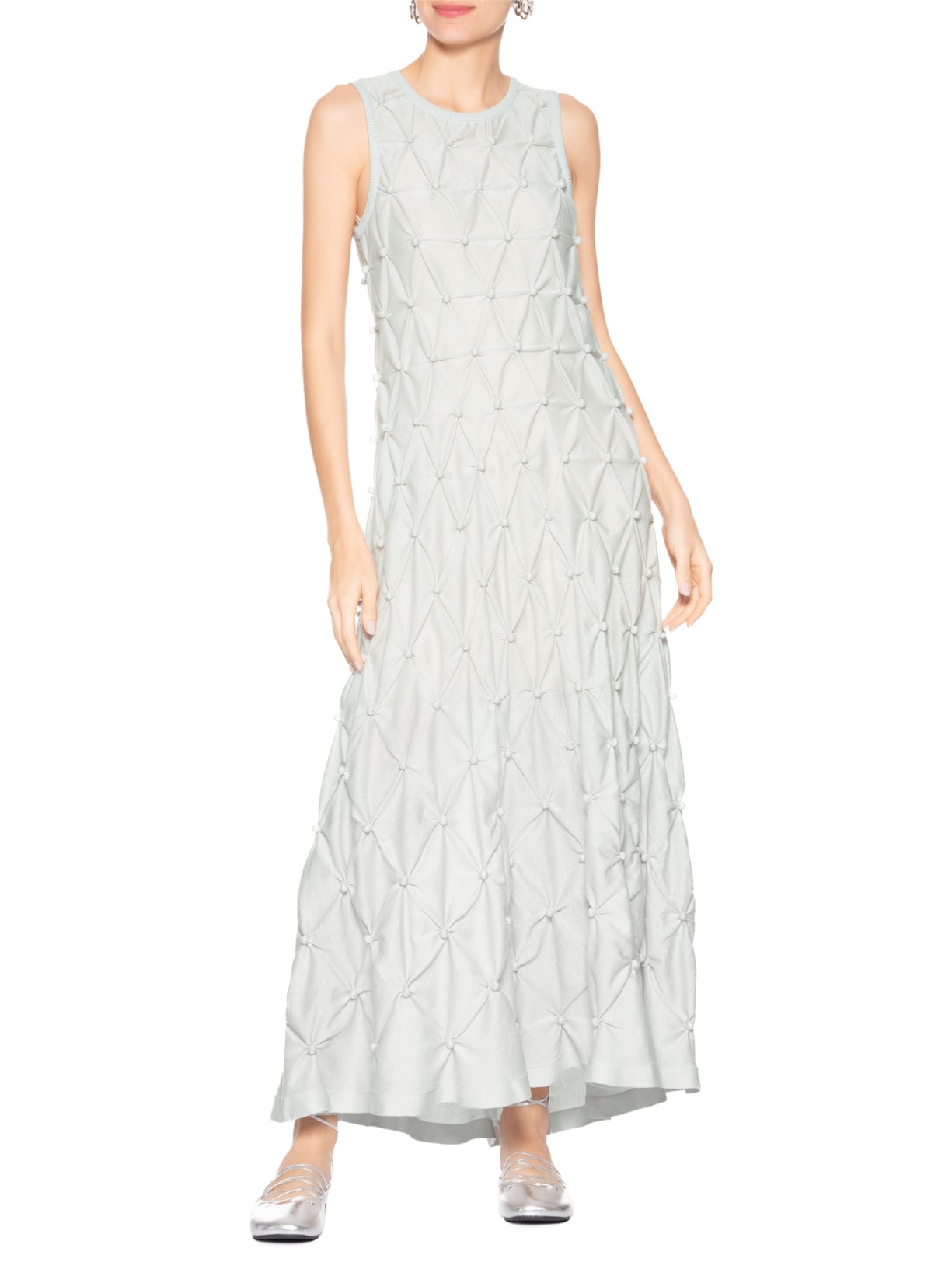 Vestido Tricot Grão Azul Coven