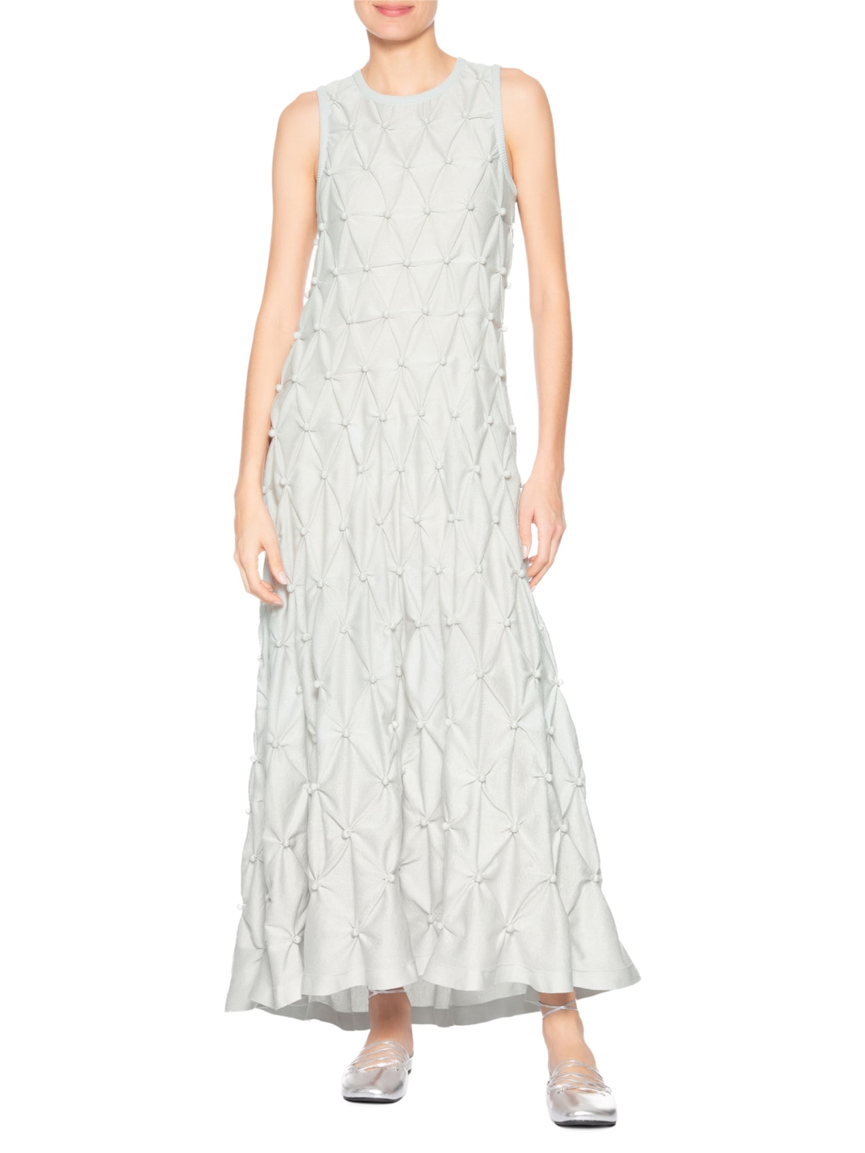 Vestido Tricot Grão Azul Coven