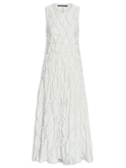 Vestido Tricot Grão - Azul
