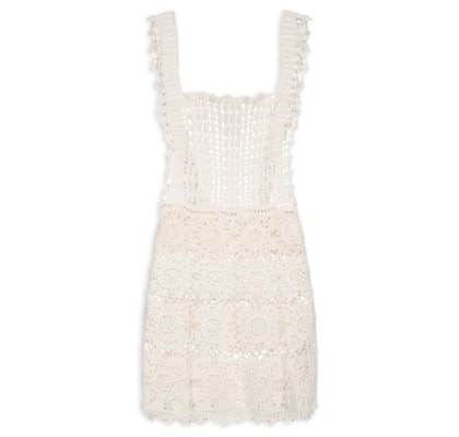 Vestido Tricot Jaci - Branco