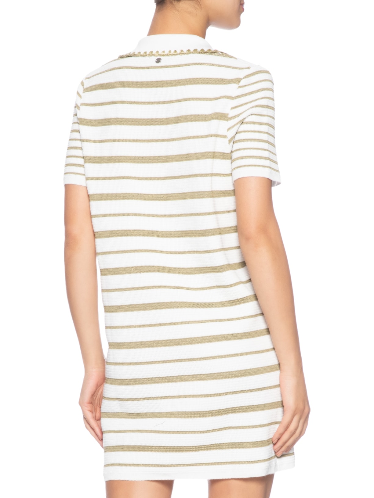 Vestido Tricot Listras Verde Animale Jeans