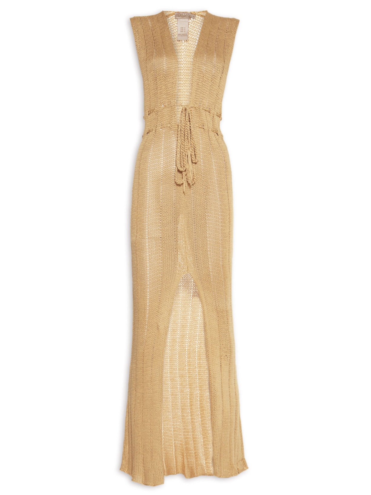 Vestido Tricot Tatiana - Bege