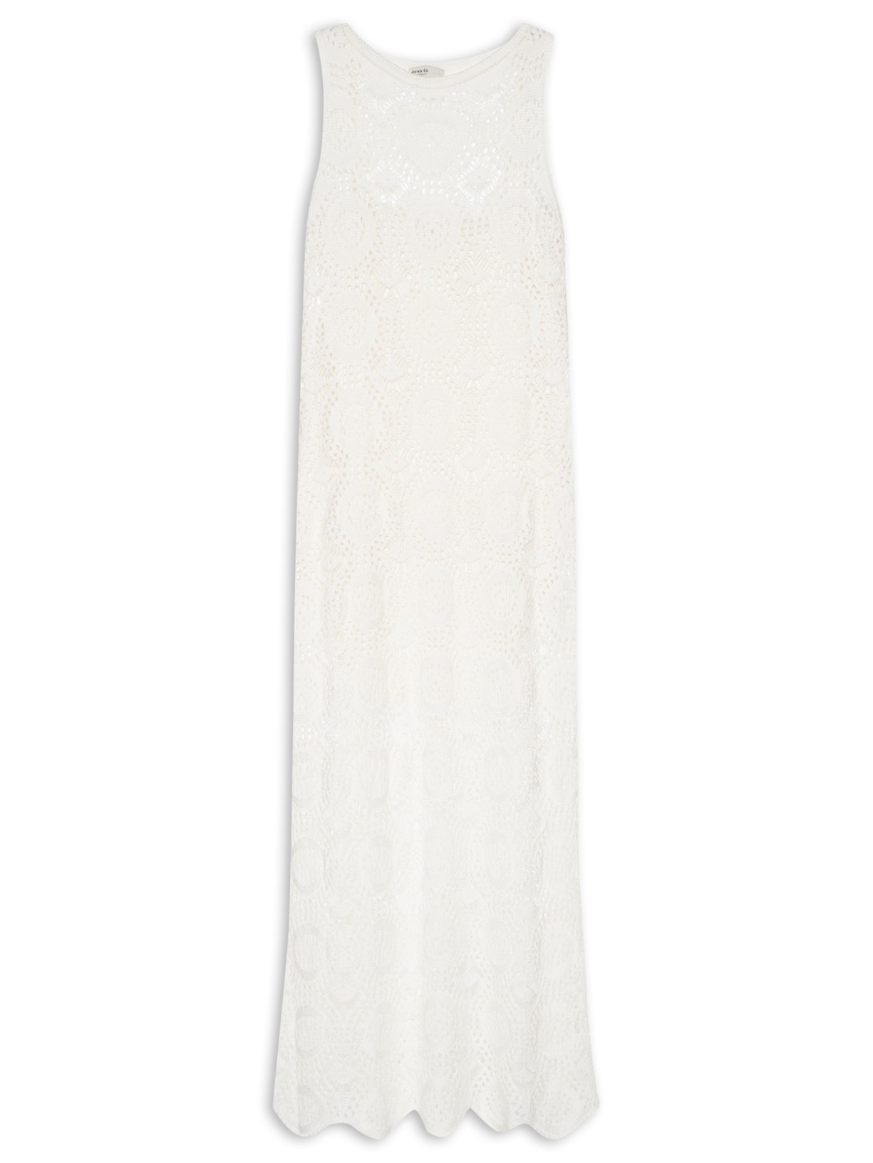 Vestido Tricot Veraneio Branco Dress To