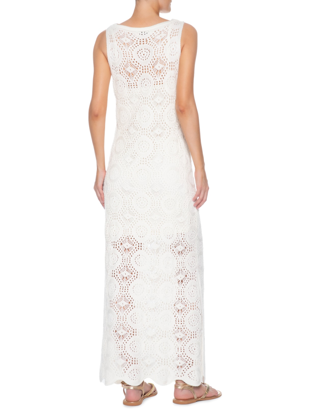 Vestido Tricot Veraneio Branco Dress To