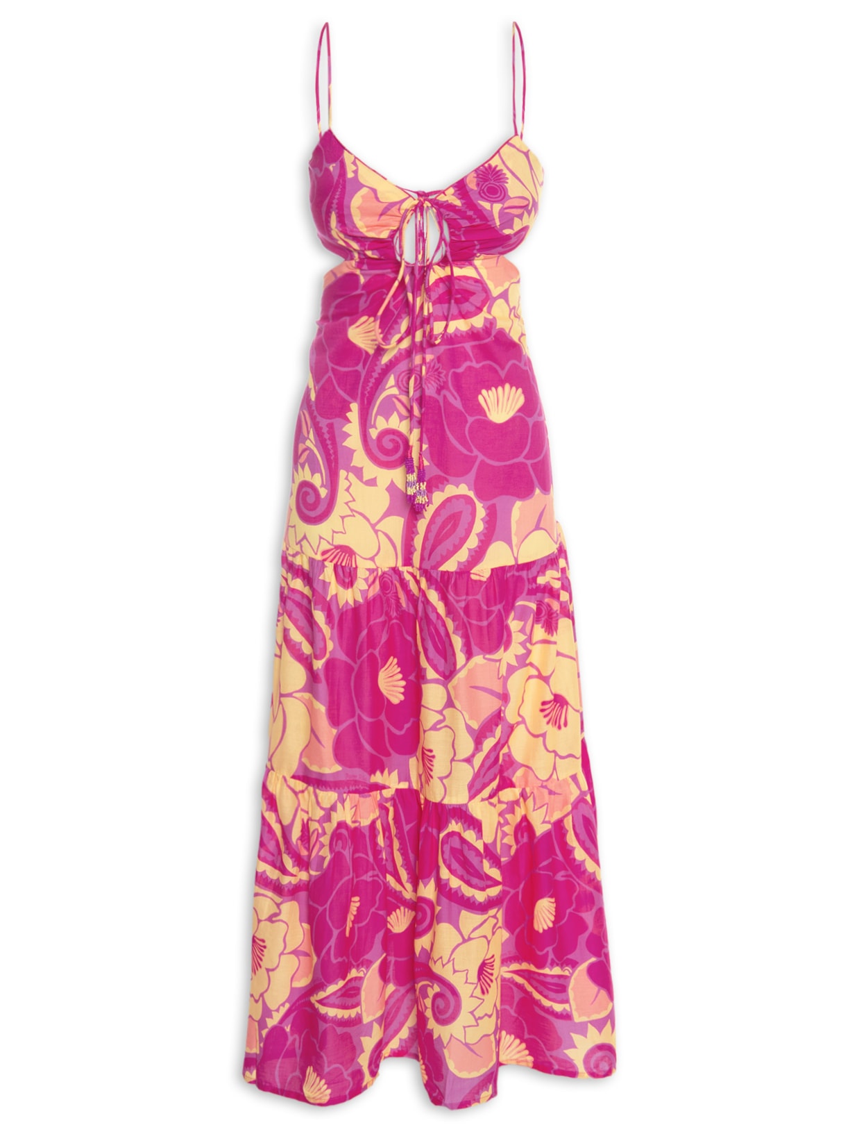 Vestido Tropical Groove - Rosa