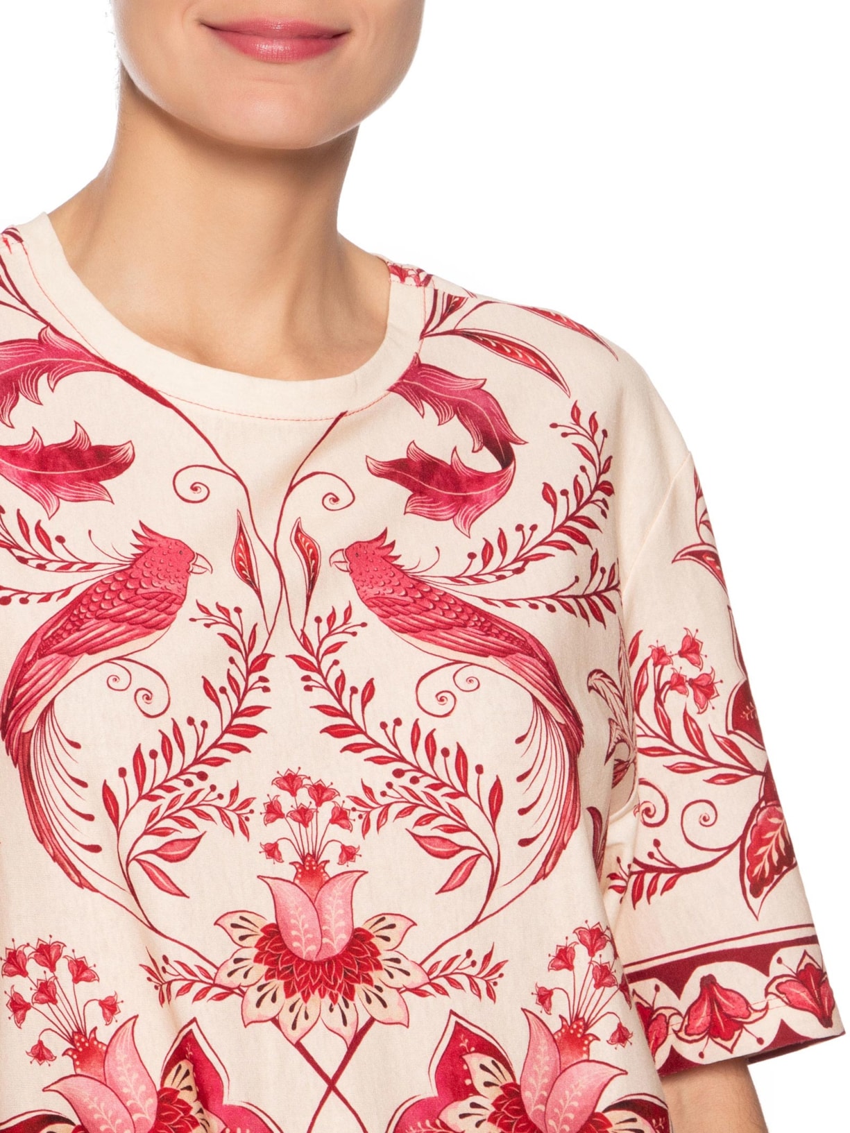  Vestido Tshirt Básico Nina Rosa  Farm