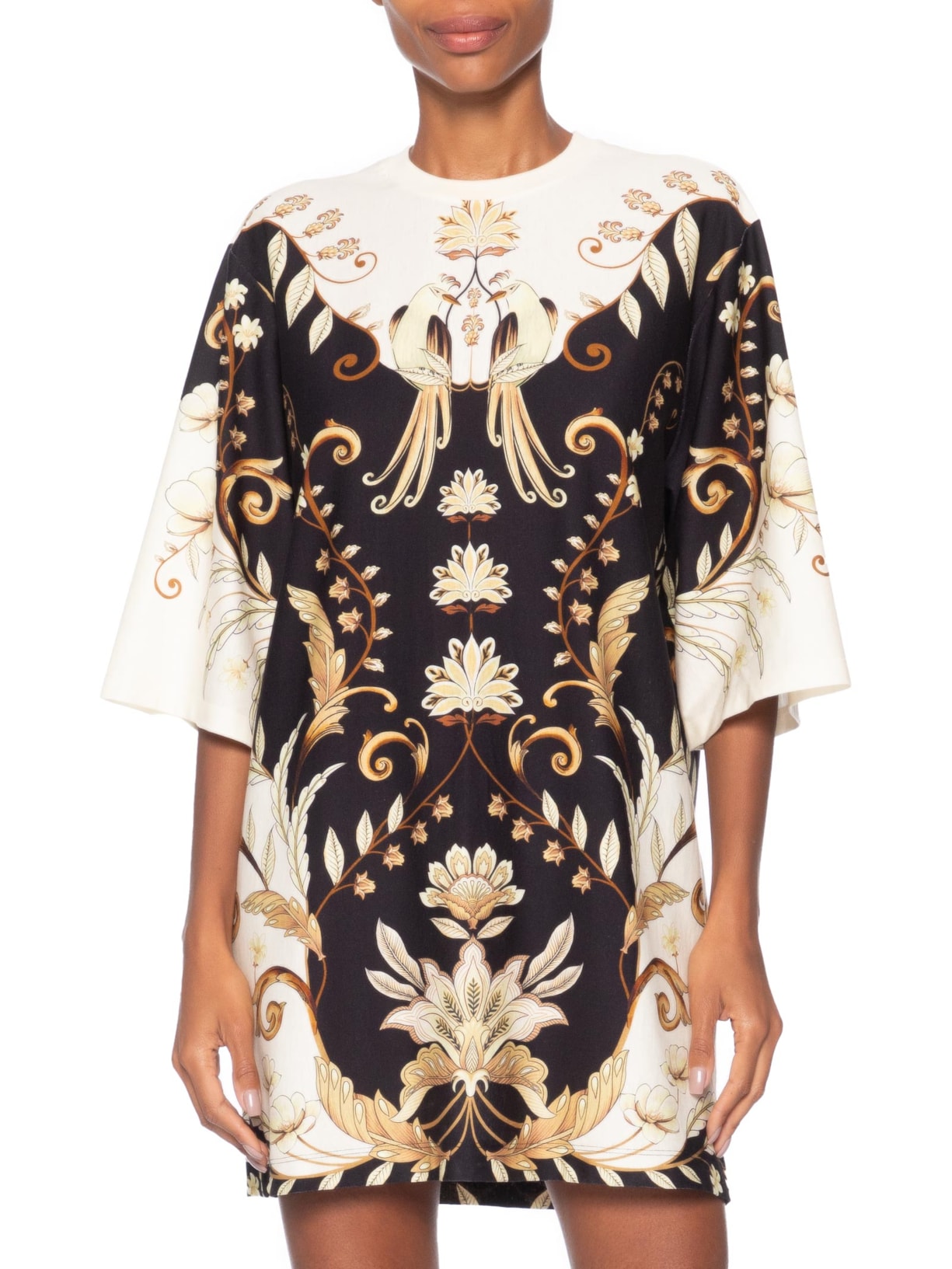 Vestido TShirt Big Milena Preto Farm