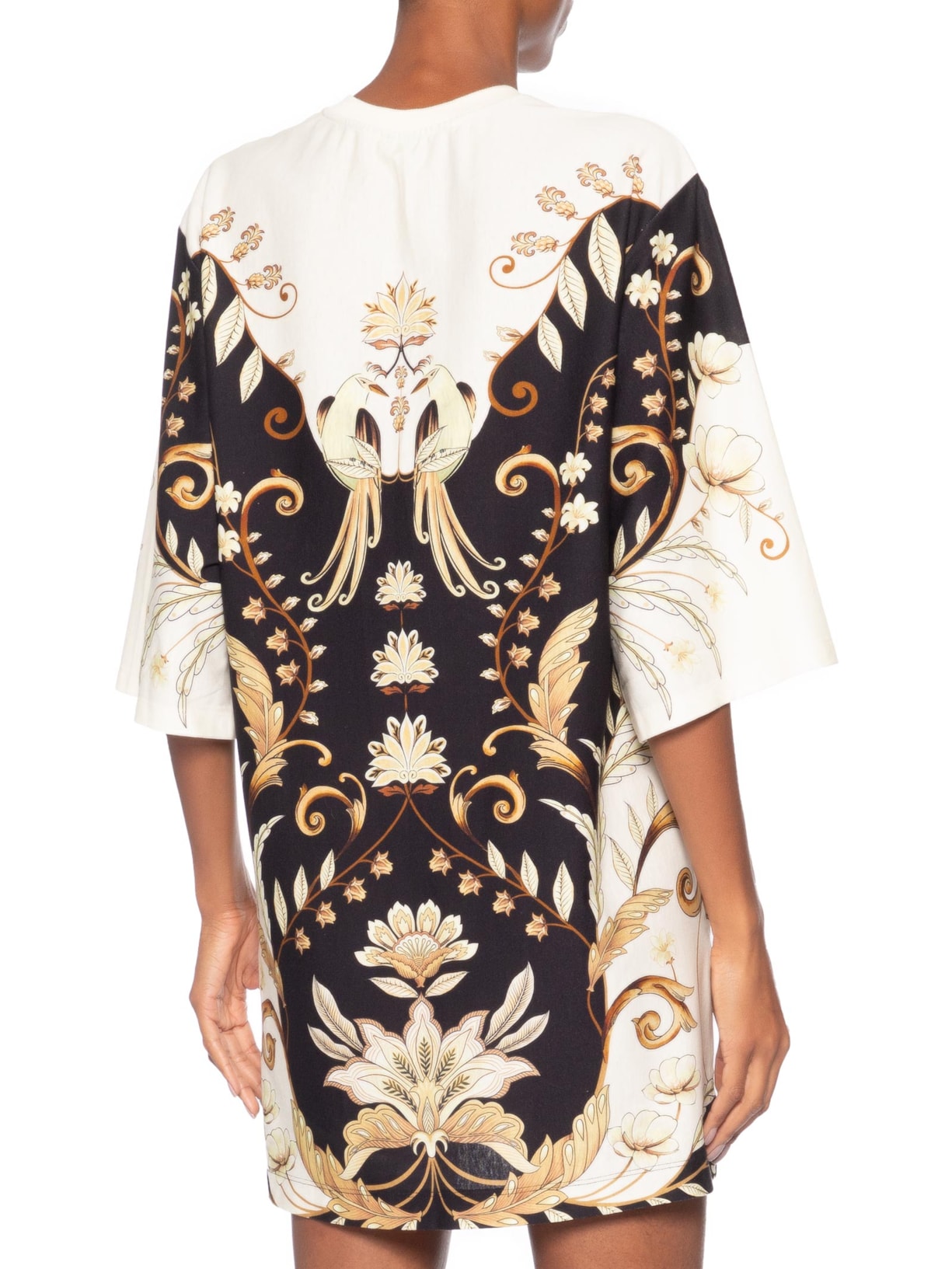 Vestido TShirt Big Milena Preto Farm