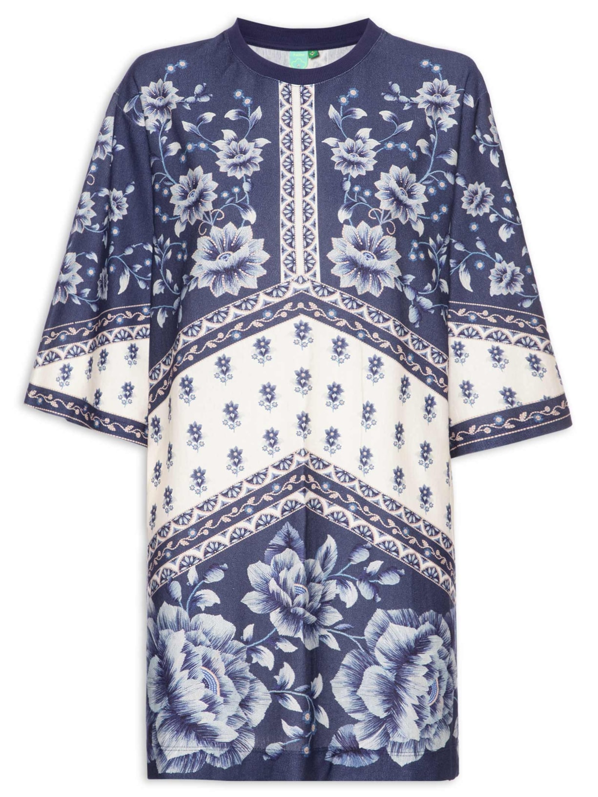 Vestido TShirt Big Nara - Azul