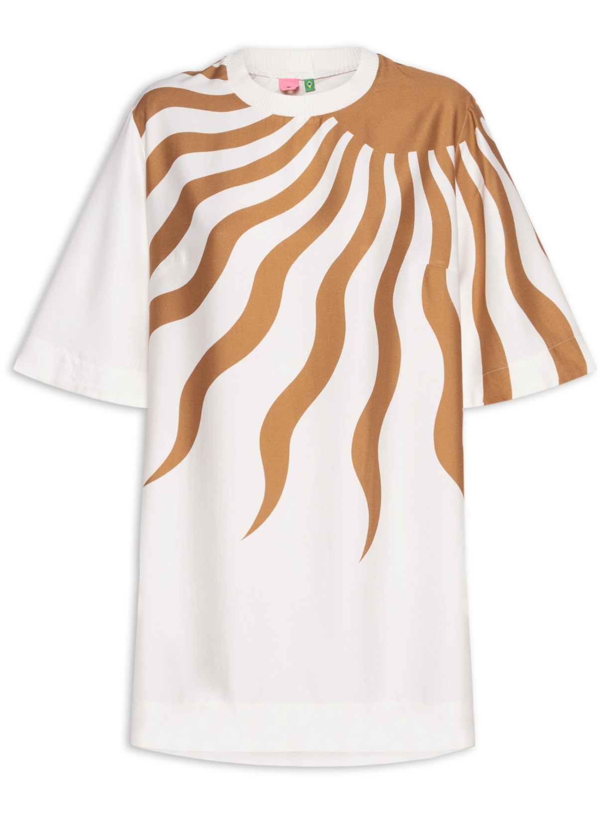 Vestido Tshirt Solare - Branco