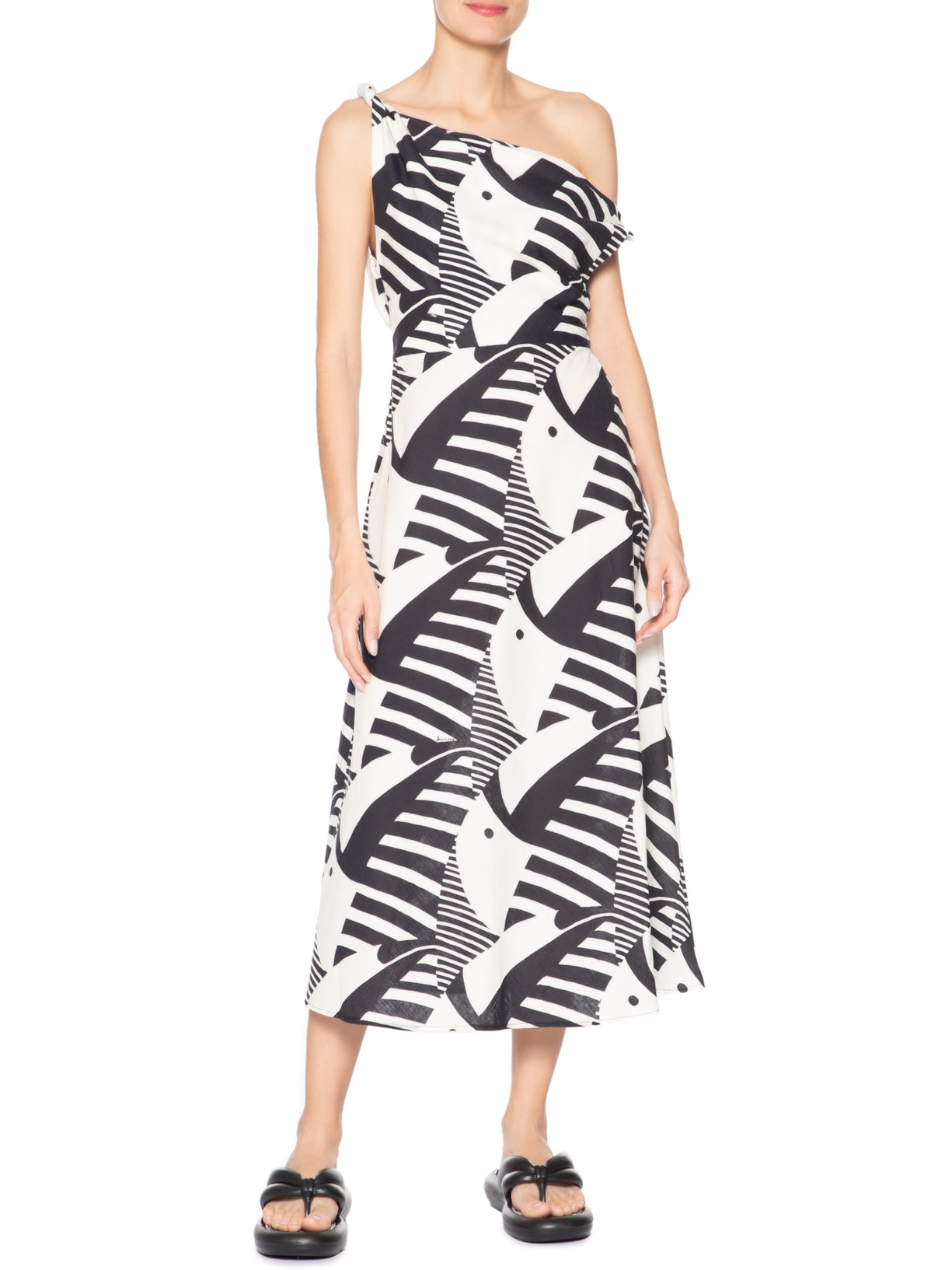 Vestido Tuca Legal Preto Farm