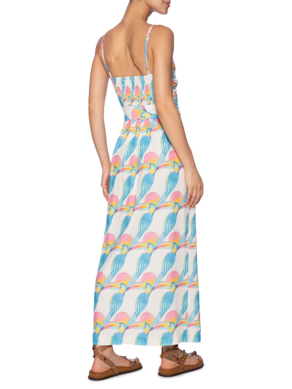 Vestido Tucanitas Branco Farm