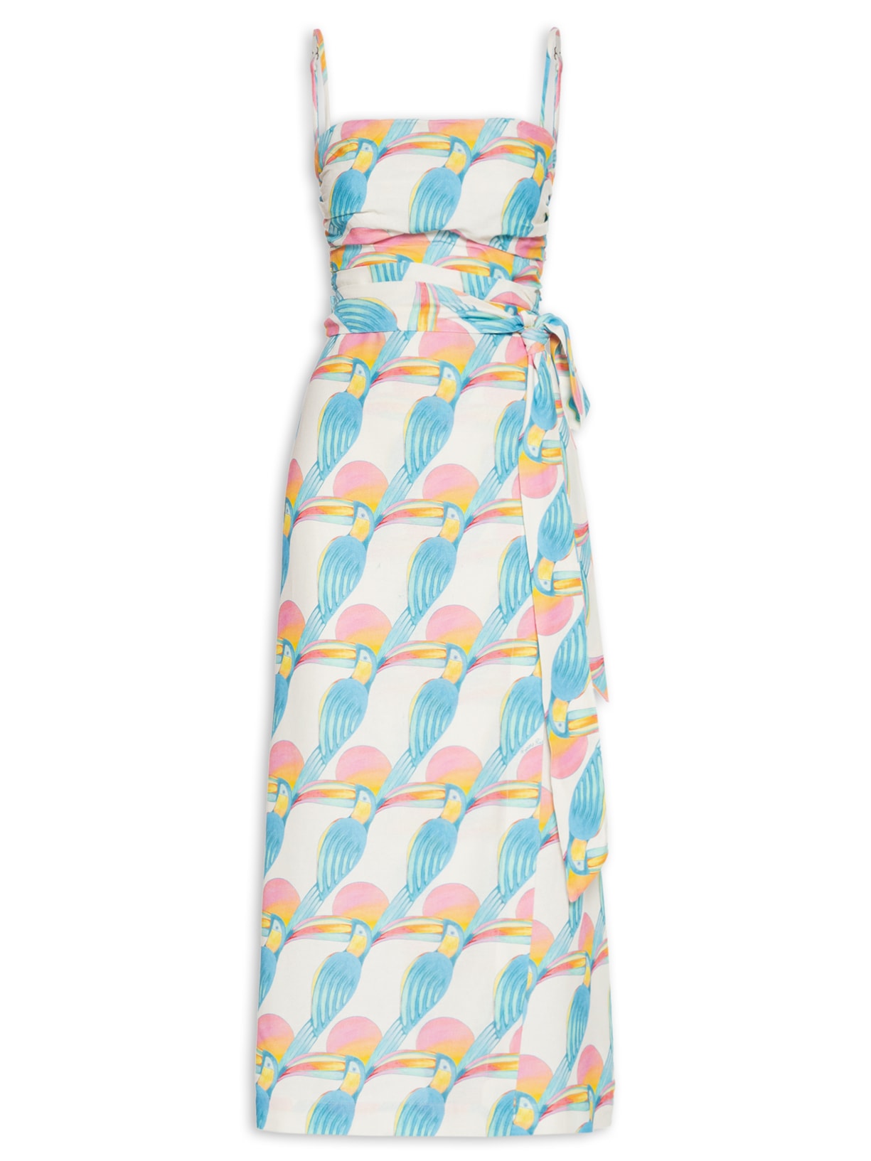 Vestido Tucanitas Branco Farm