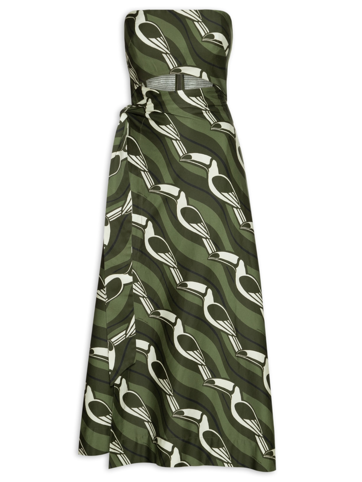 Vestido Tucano Gráfico - Verde