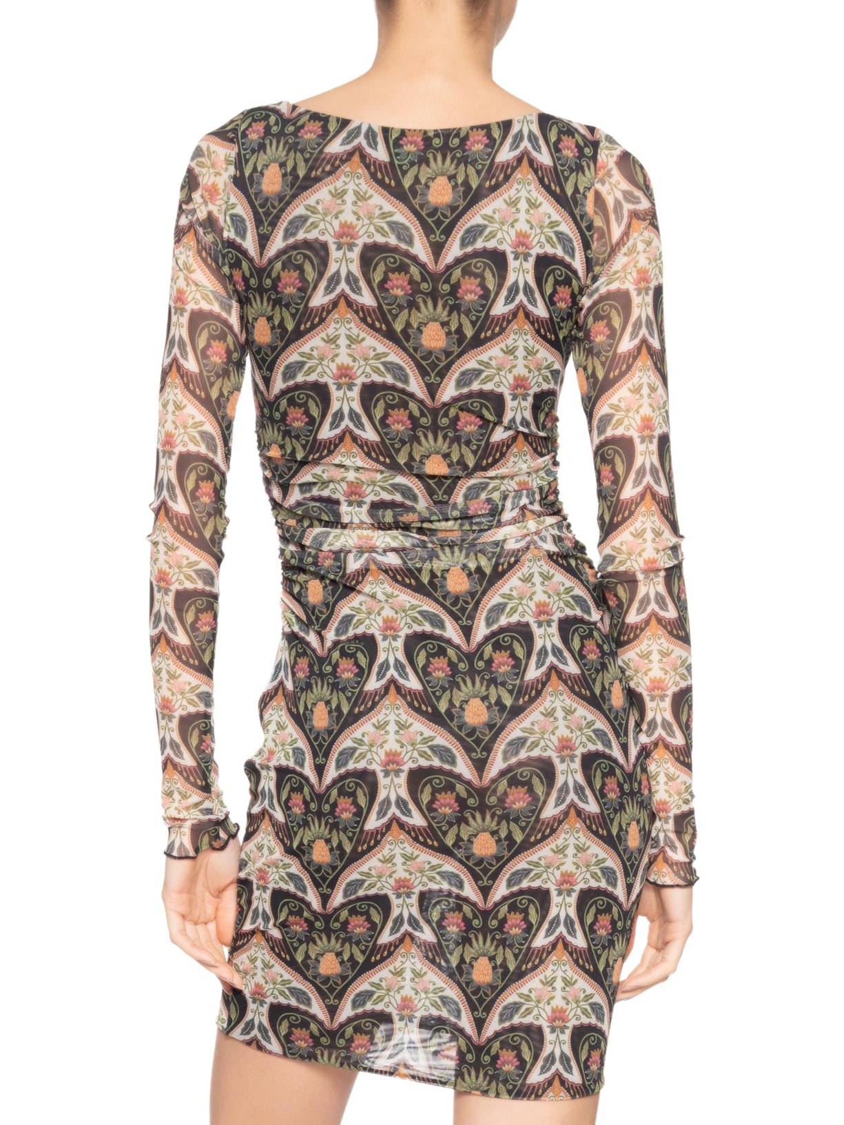 Vestido Tule Curto Andorinha Verde Farm