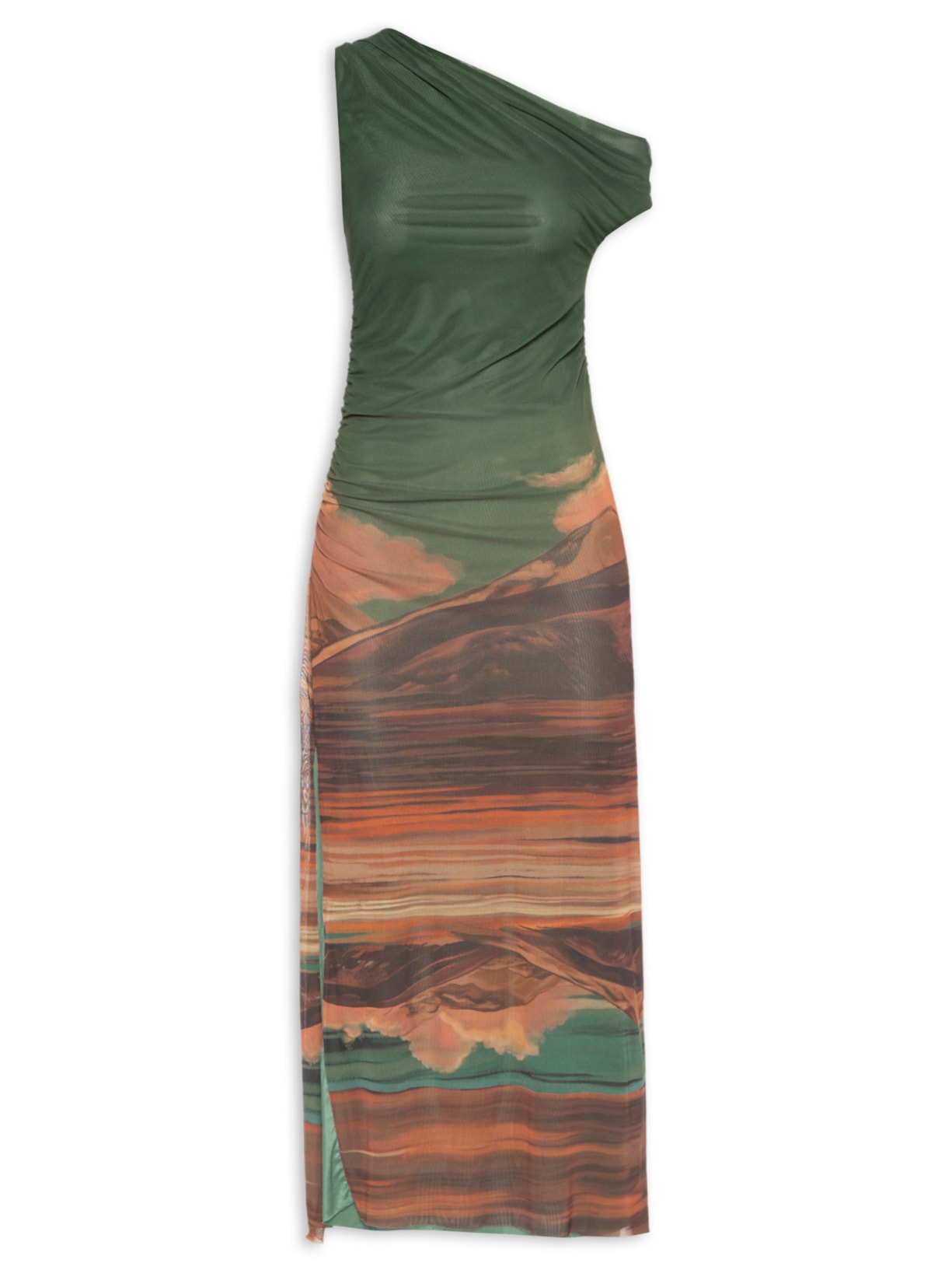 Vestido Tule Dunas - Verde