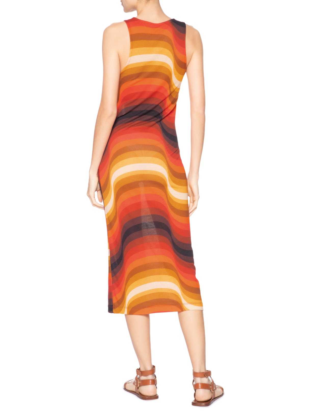 Vestido Tule Fit Ipanema Laranja Osklen