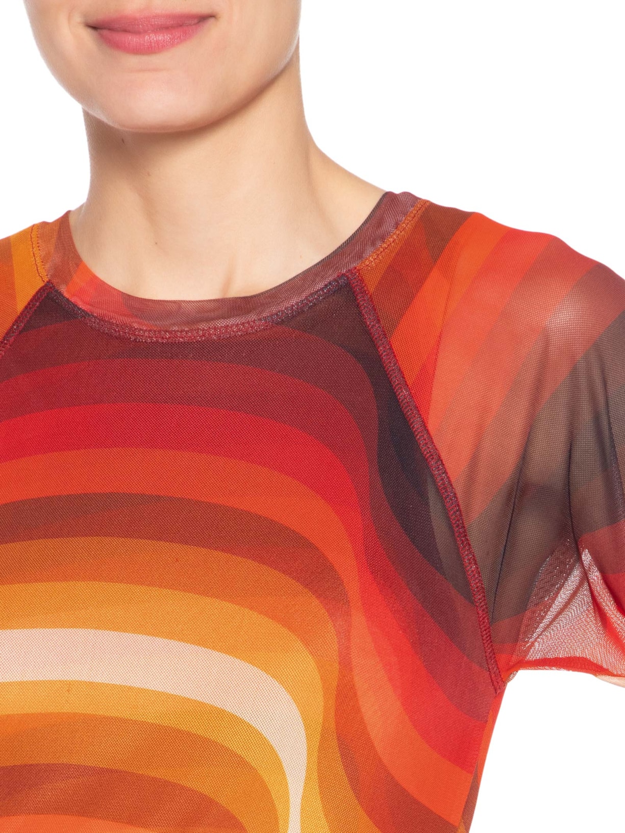 Vestido Tule Fit Ipanema Laranja Osklen