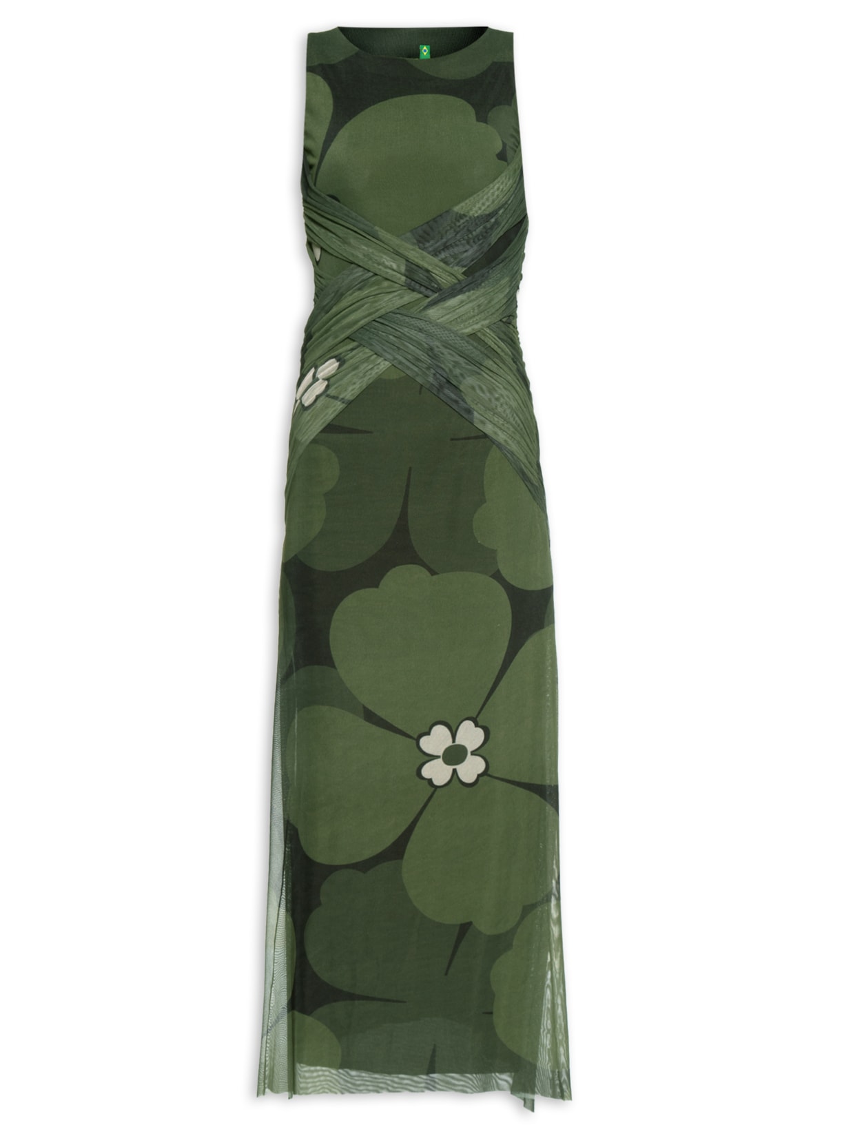 Vestido Tule Florbela - Verde