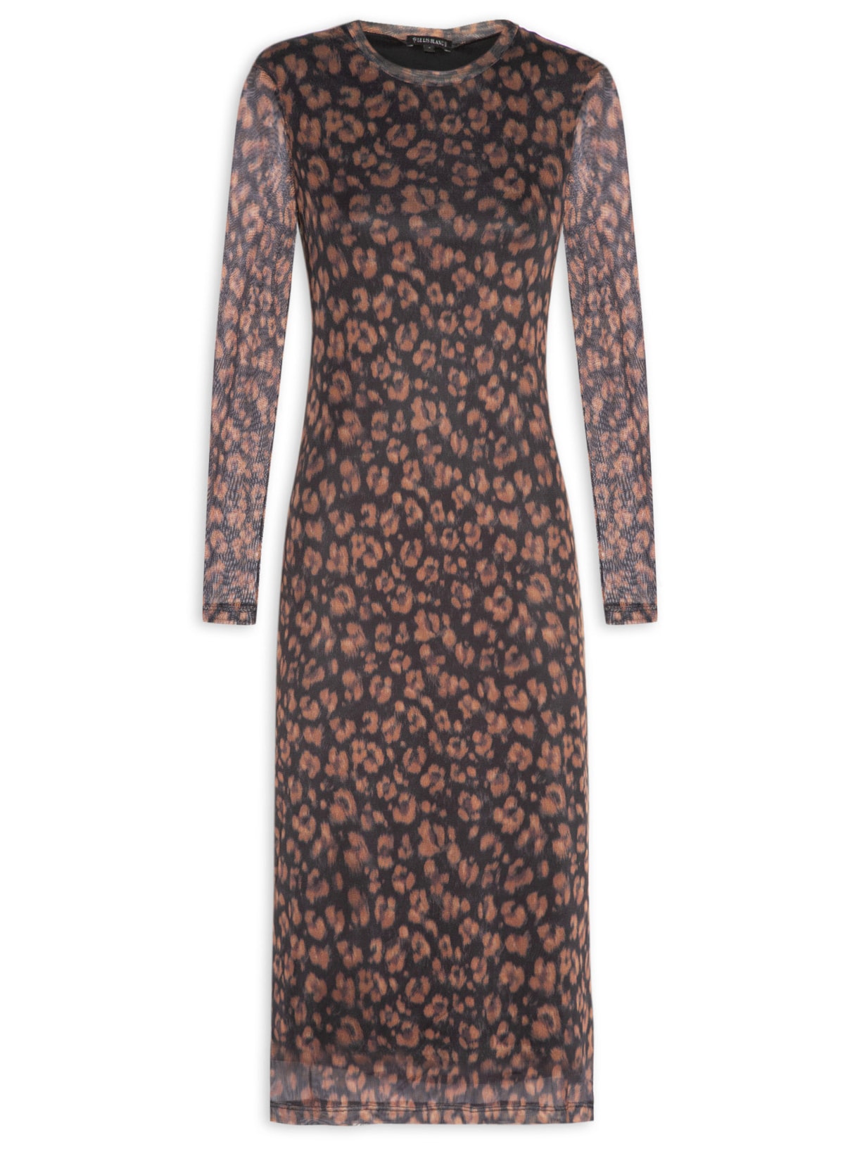 Vestido Tule Leopard Animal Print Le Lis