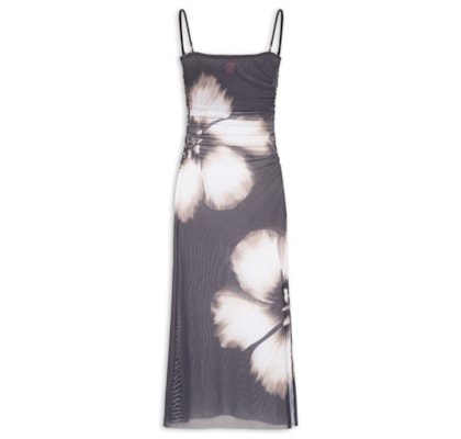 Vestido Tule Maya - Preto