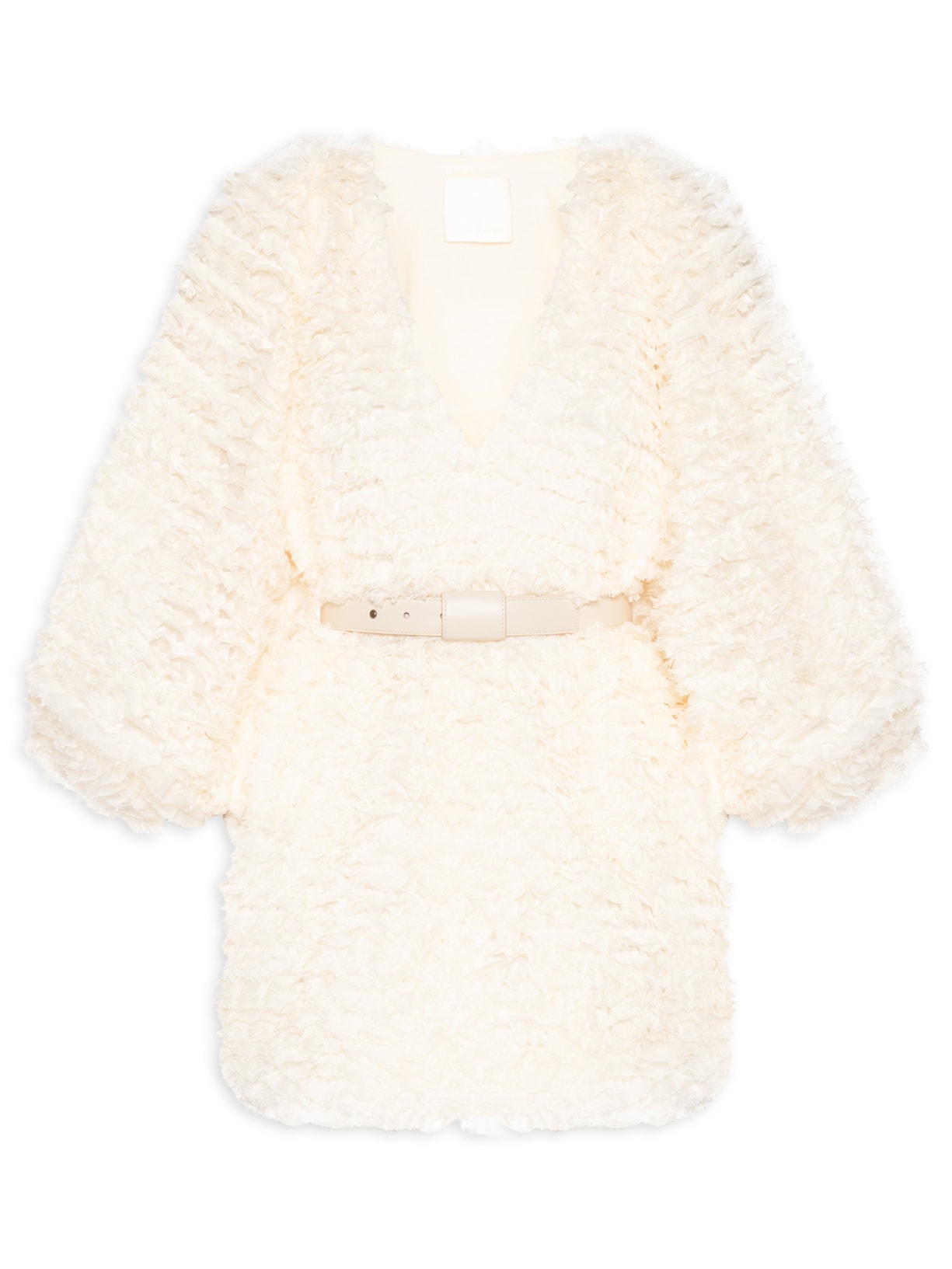 Vestido Tule Memória - Off White