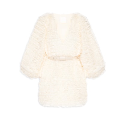 Vestido Tule Memória - Off White