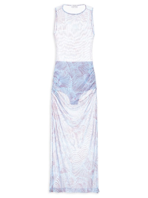 Vestido Tule Mush Shell Lune - Azul