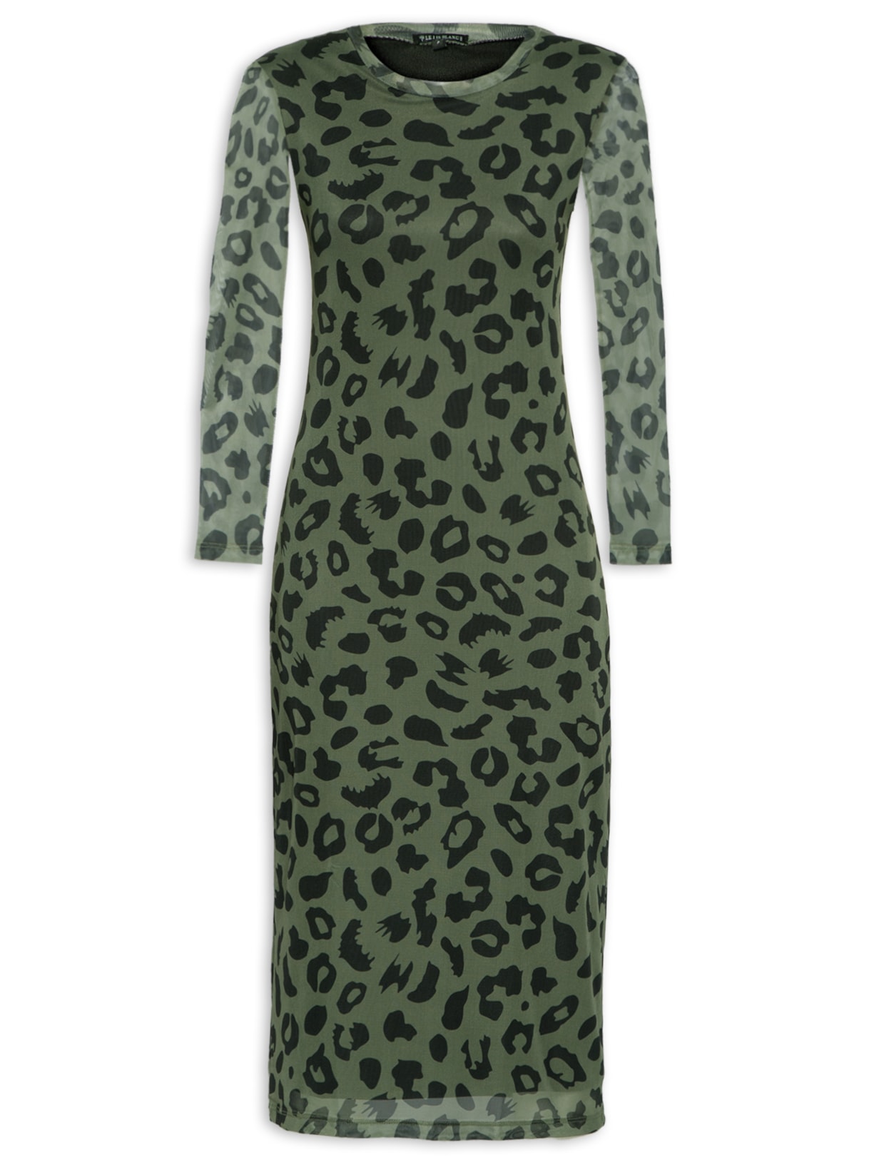 Vestido Tule Onça - Animal Print