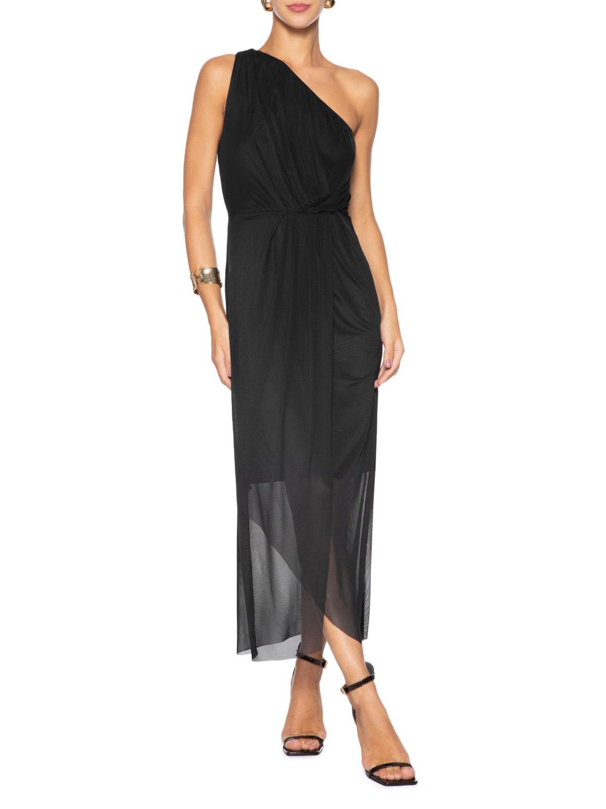 Vestido Tule Otavia II Preto Le Lis