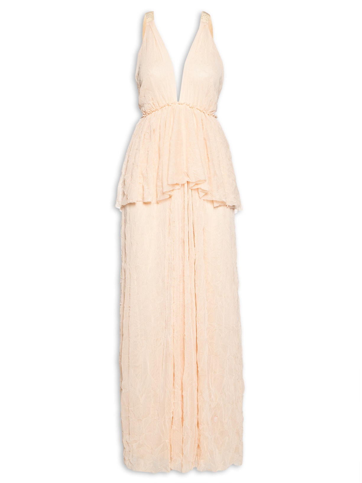 Vestido Tule Pastel - Bege