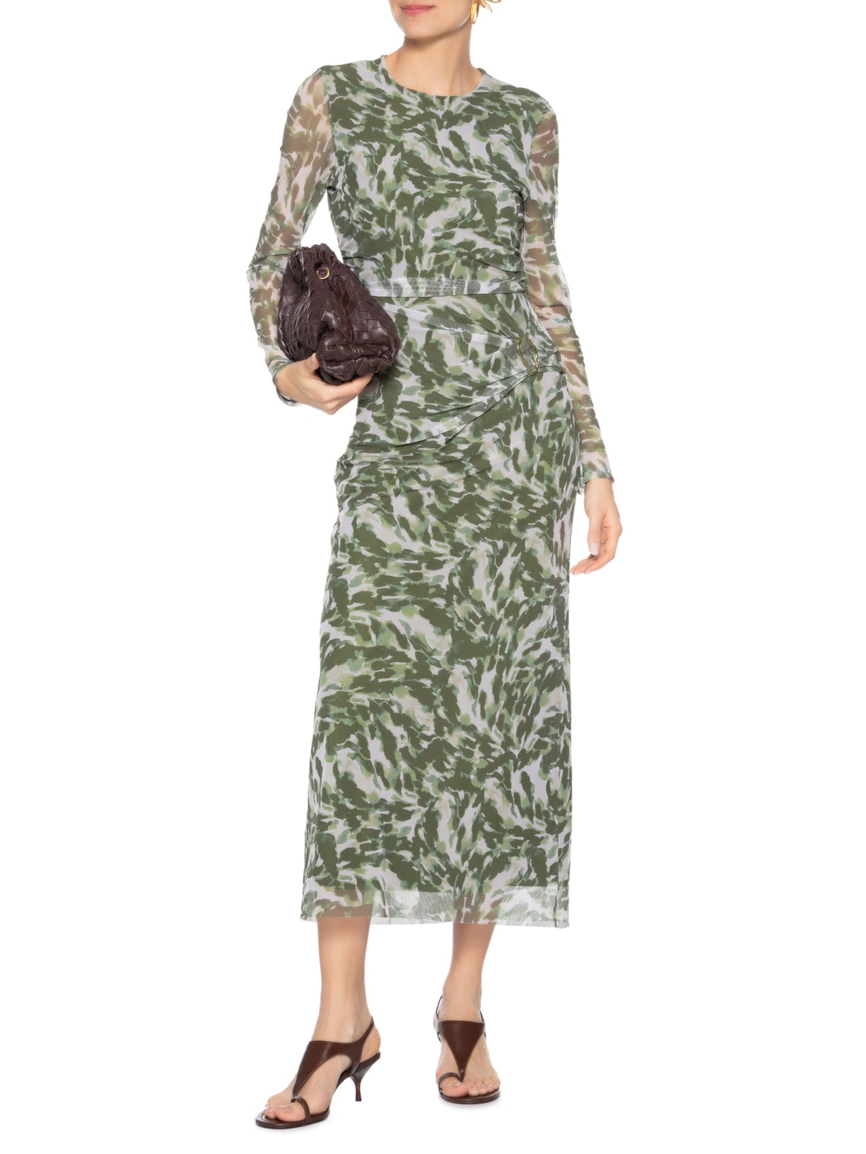 Vestido Tule Pietra I Verde Le Lis