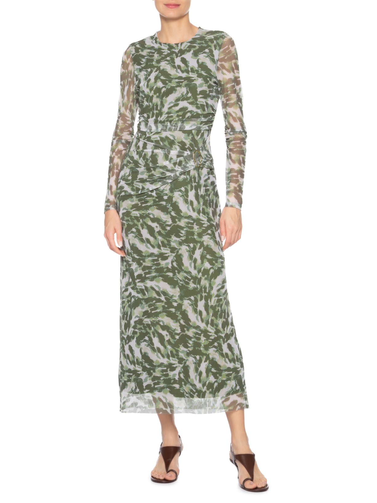 Vestido Tule Pietra I Verde Le Lis