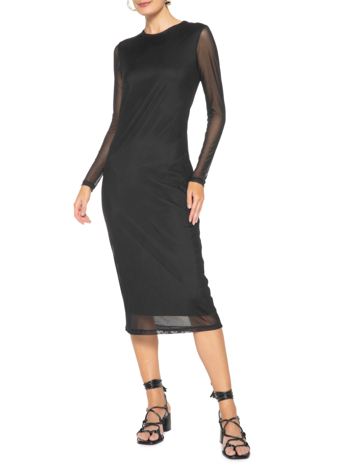 Vestido Tule Preto Le Lis