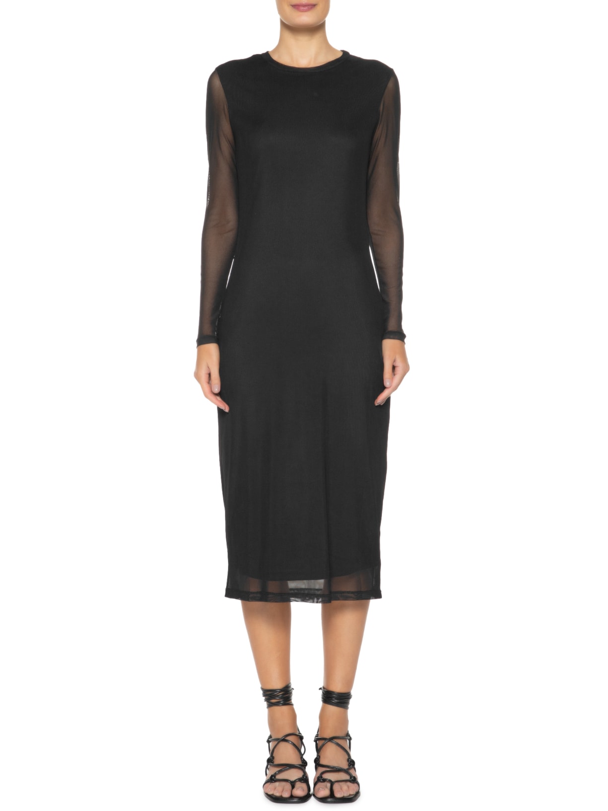 Vestido Tule Preto Le Lis