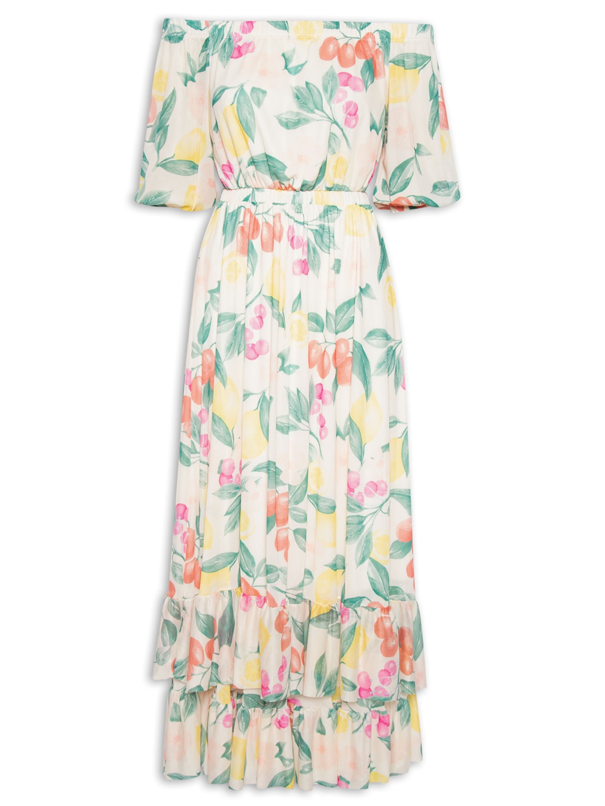 Vestido Tule Priscila - Bege