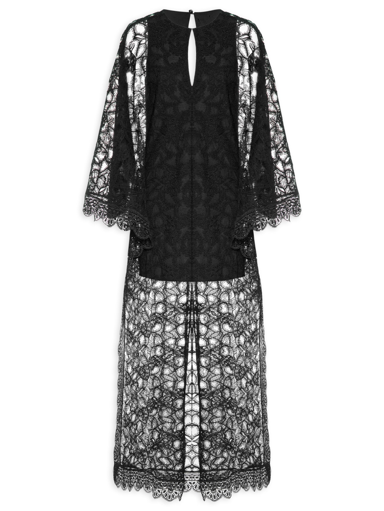 Vestido Tule Riva - Preto