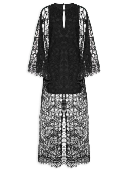 Vestido Tule Riva - Preto