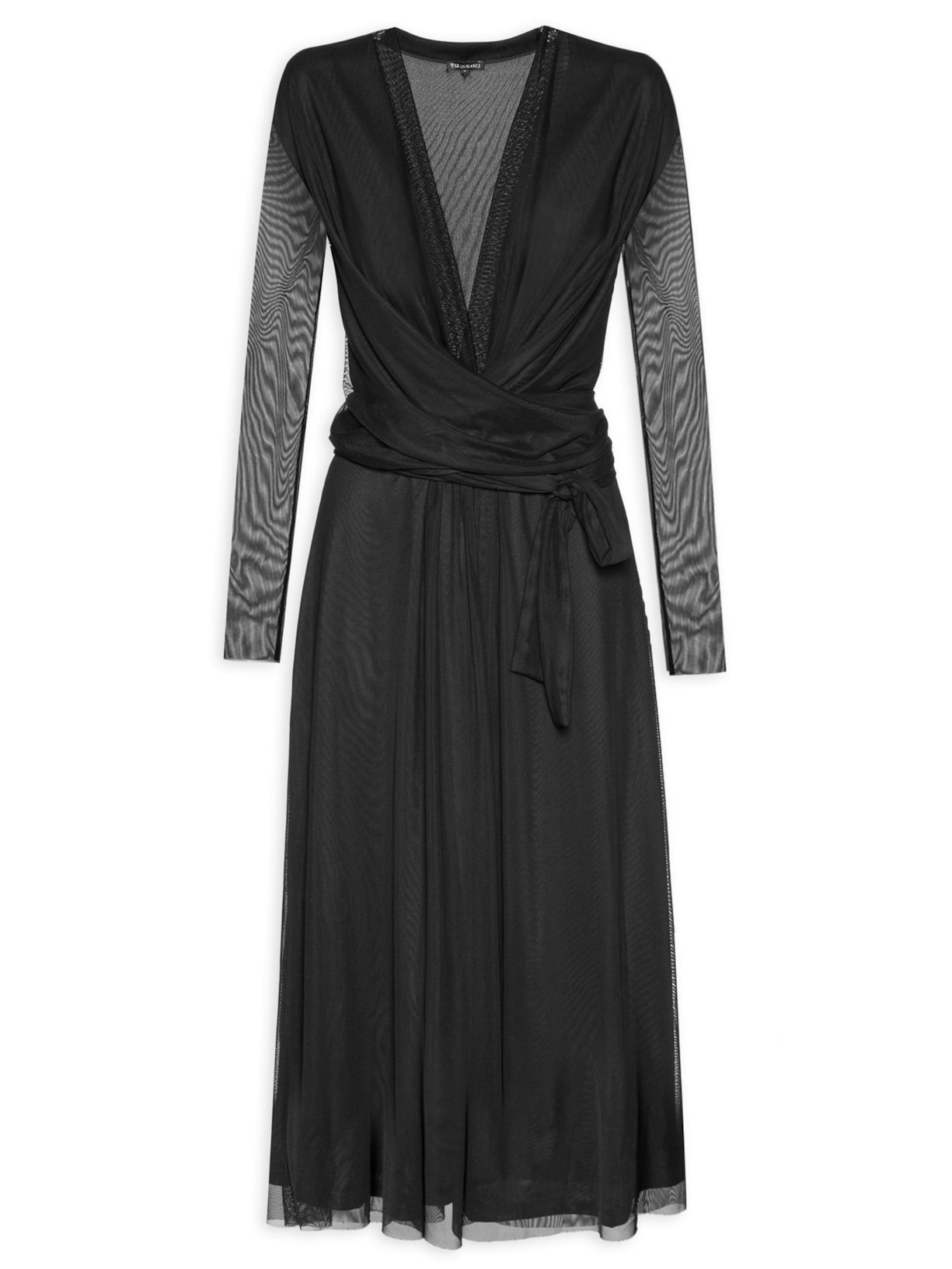 Vestido Tule Scarlet - Preto